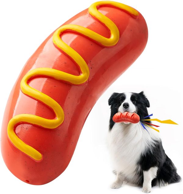 Dog Chew Toys for Aggressive-Chewers - Indestructible Dog Toy for Aggressive Chewer，Tough Chew Toys for Dogs （Rubber）
